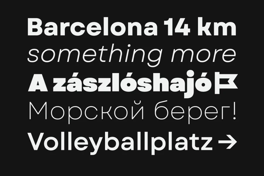Garet Font Family preview 2