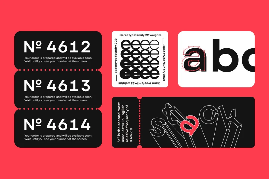 Garet Font Family preview 3