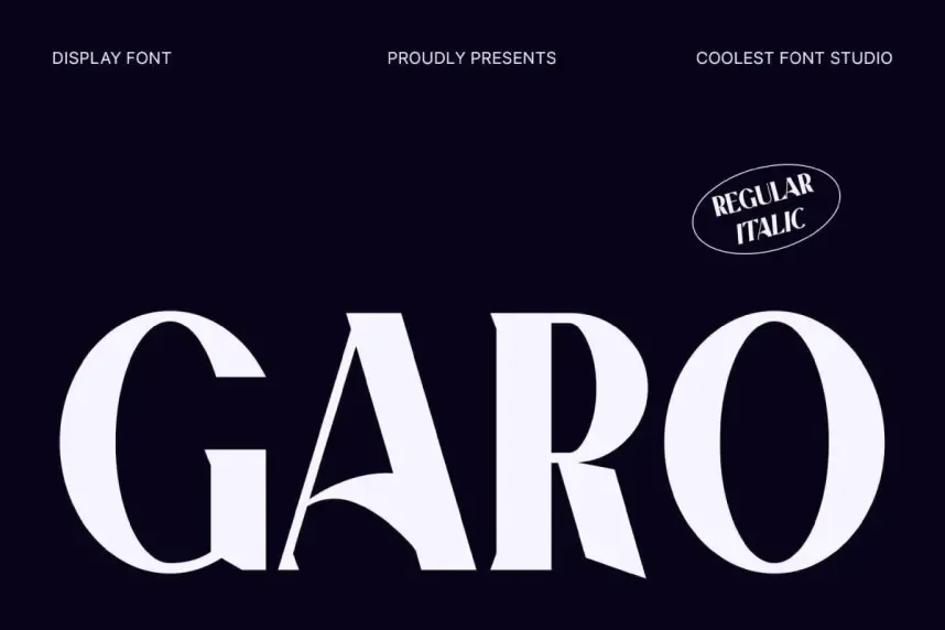 Garo Font preview 2