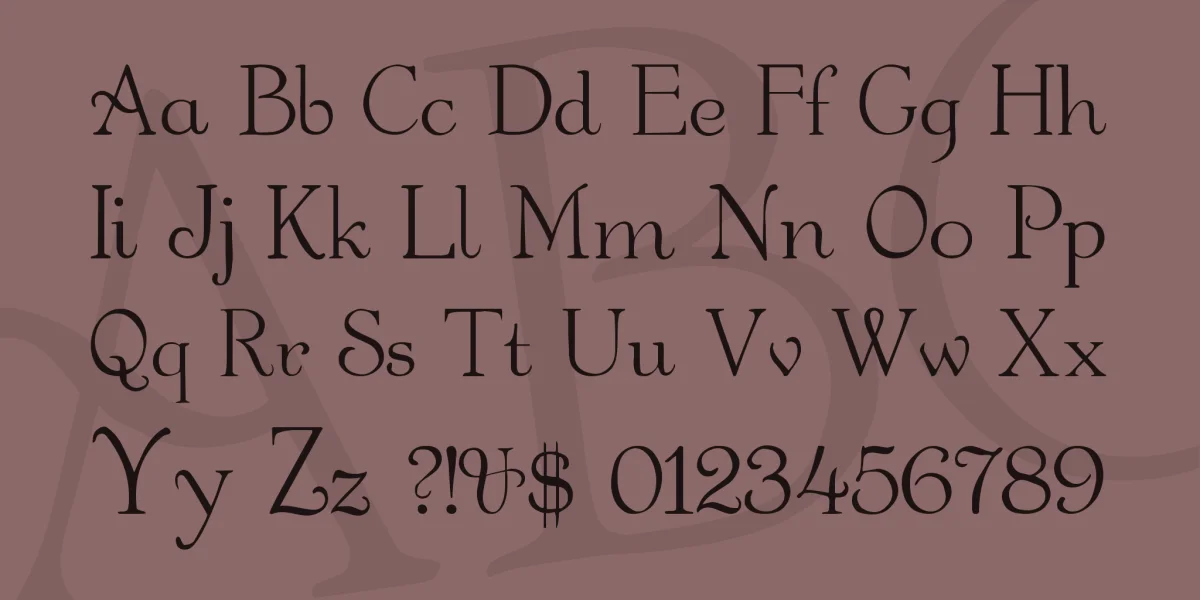 Garton Font preview 4