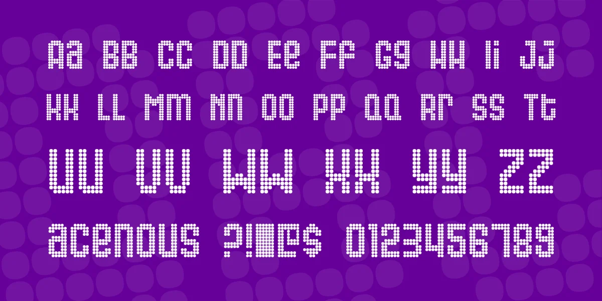 Gas Font preview 3