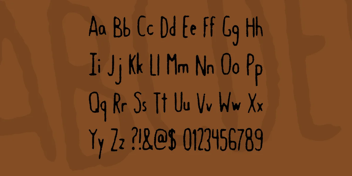 Gastro Intestinal Confluent Font preview 3