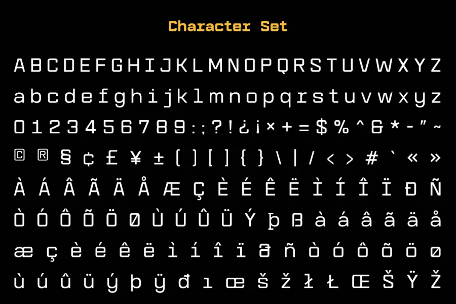 Gatecode DEMO Font preview 9