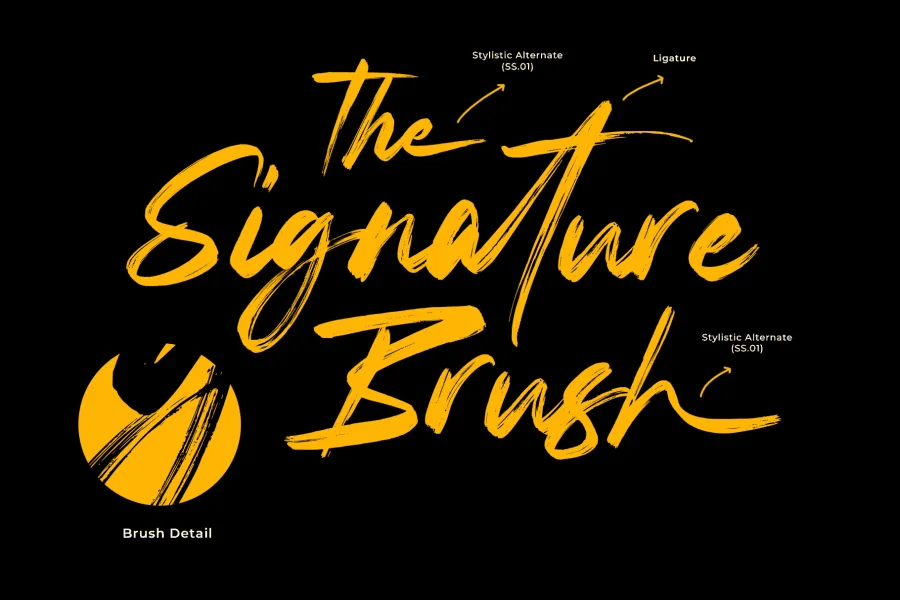 Gathenia Font preview 10