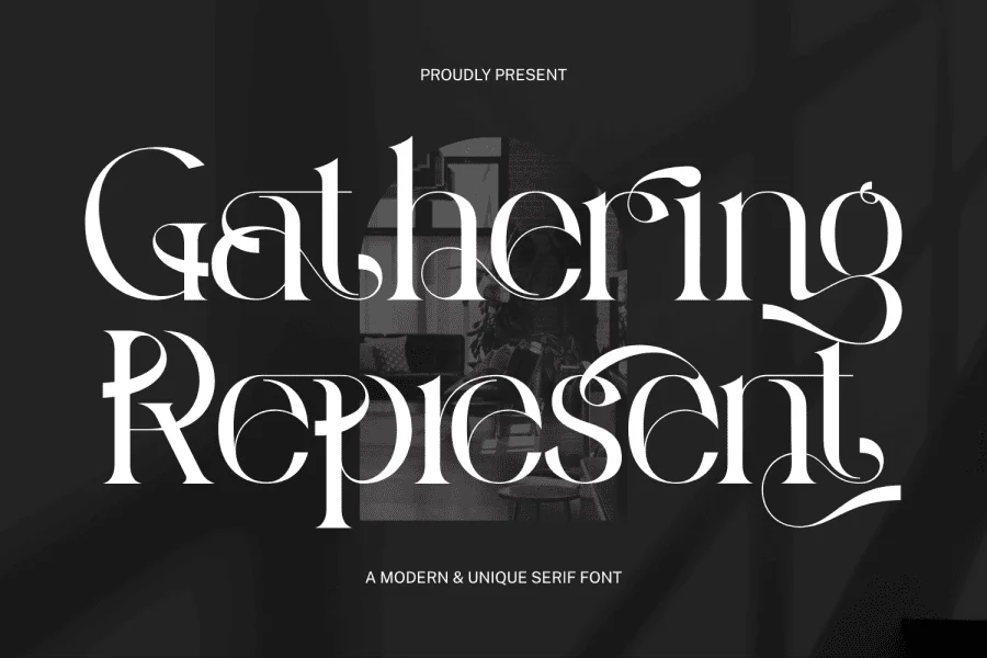 Gathering Represent Demo Font