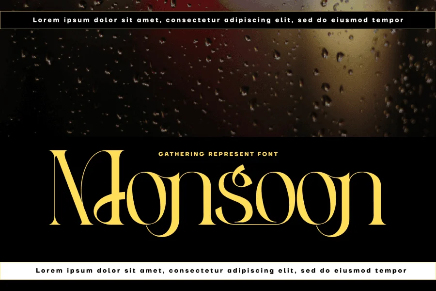 Gathering Represent Demo Font preview 3
