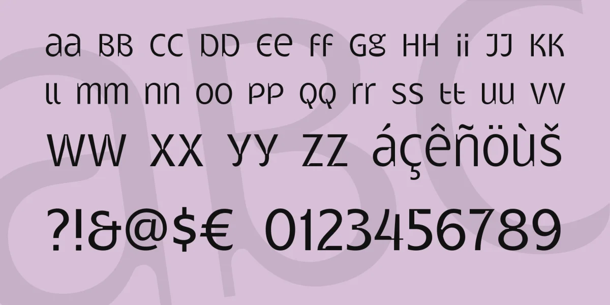 Gatometrix Font preview 3