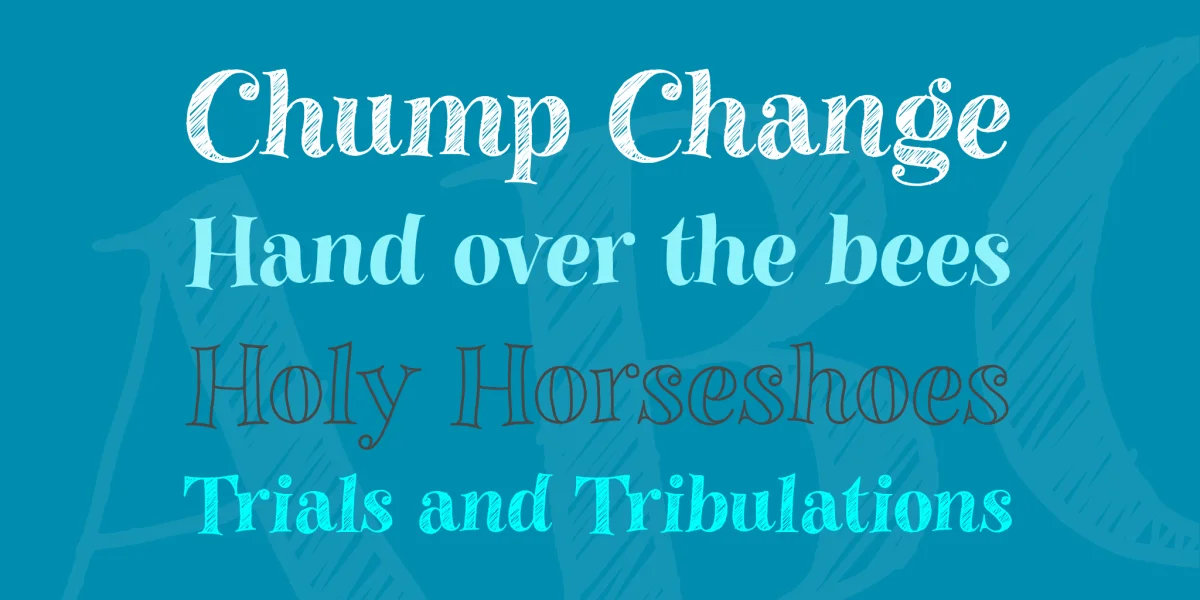 Gavabon Font Family preview 3