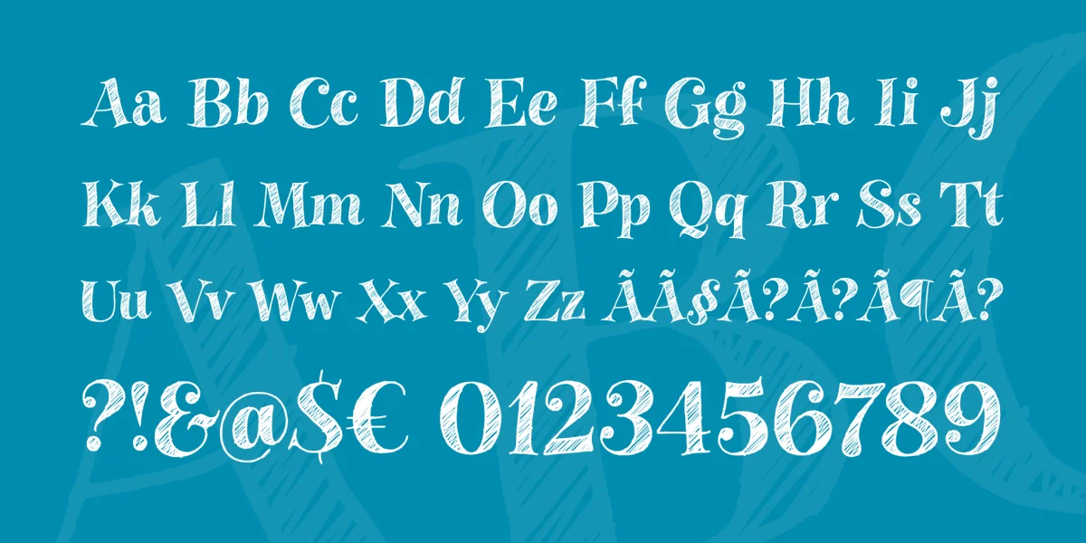 Gavabon Font Family preview 5