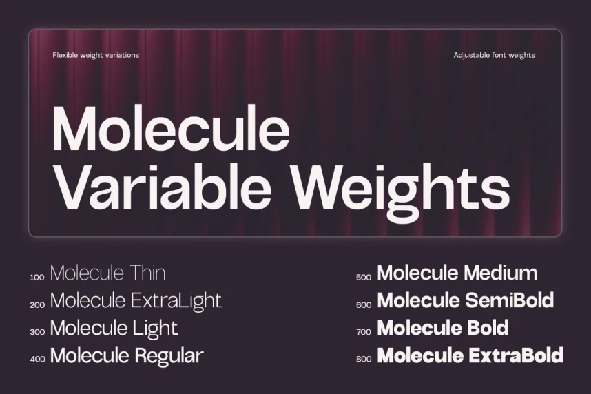 GC Molecule Font Family preview 3