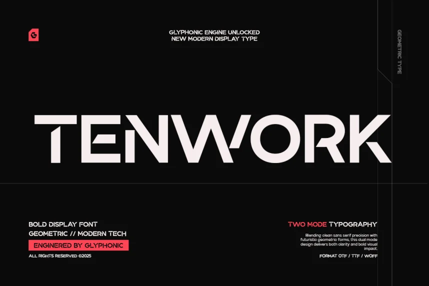 GC Tenwork Font preview 2