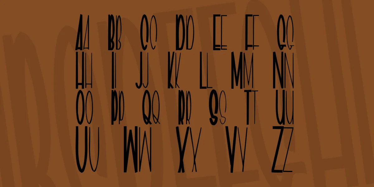 Geeves Font preview 2