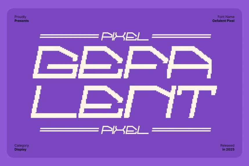Gefalent Pixel Font