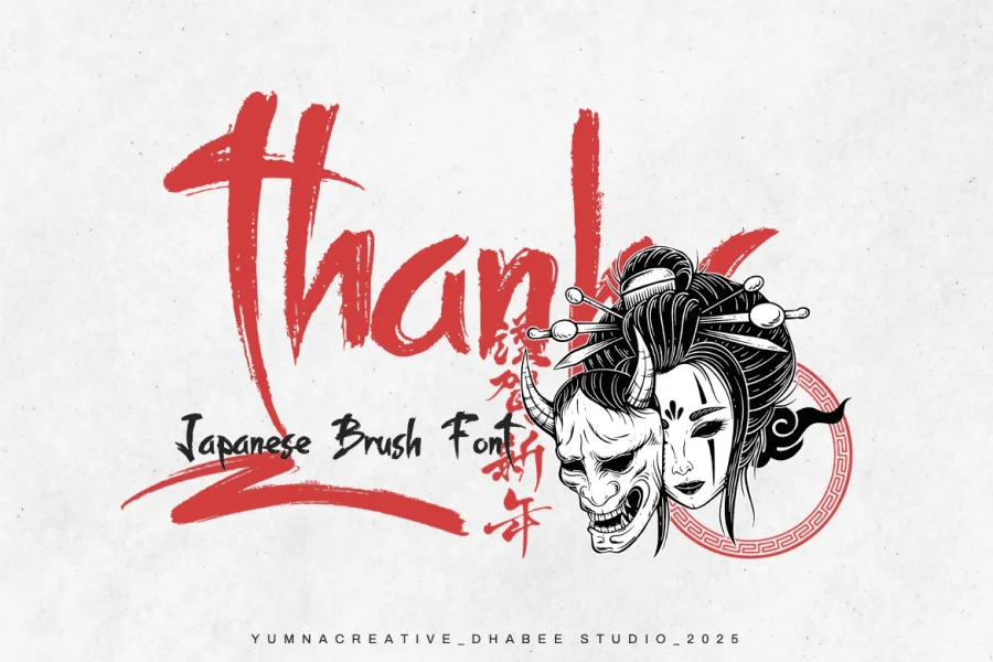 Geishta Font preview 2