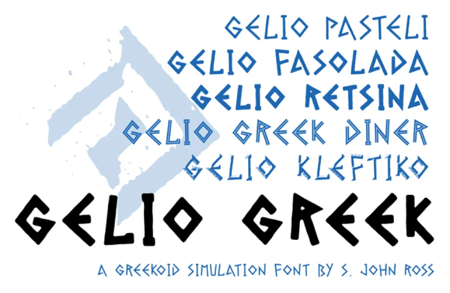 Gelio Font Family
