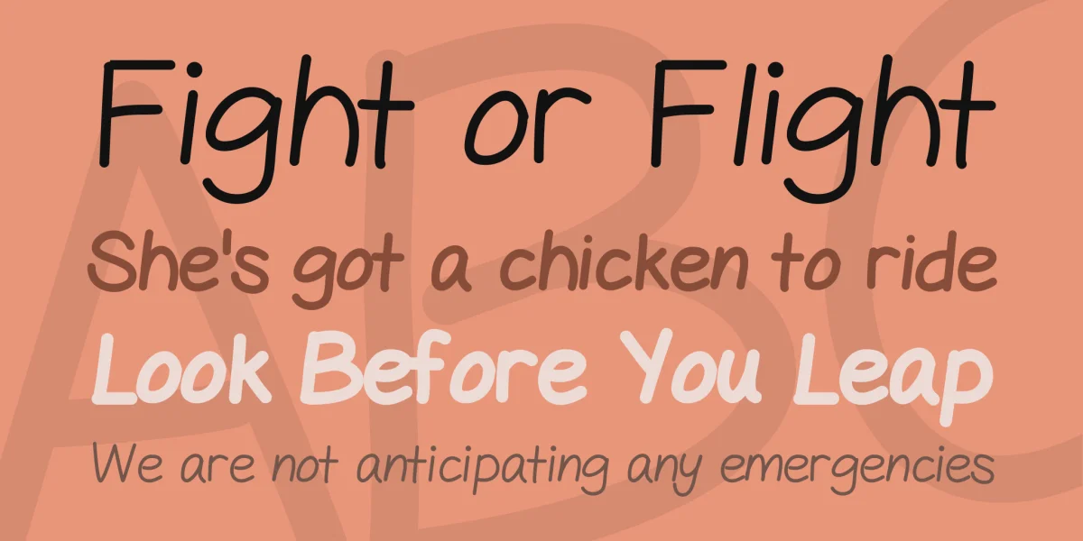 GelPen Font Family preview 3