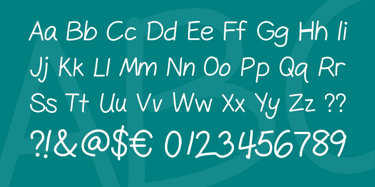 GelPen Font Family preview 5