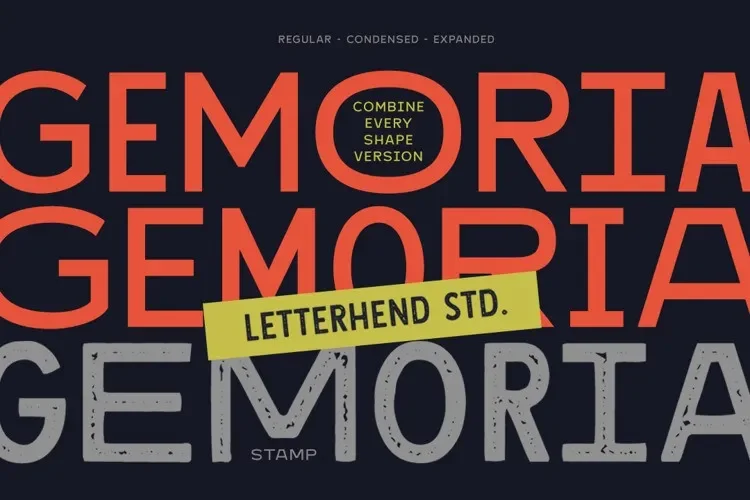 Gemoria Font preview 2