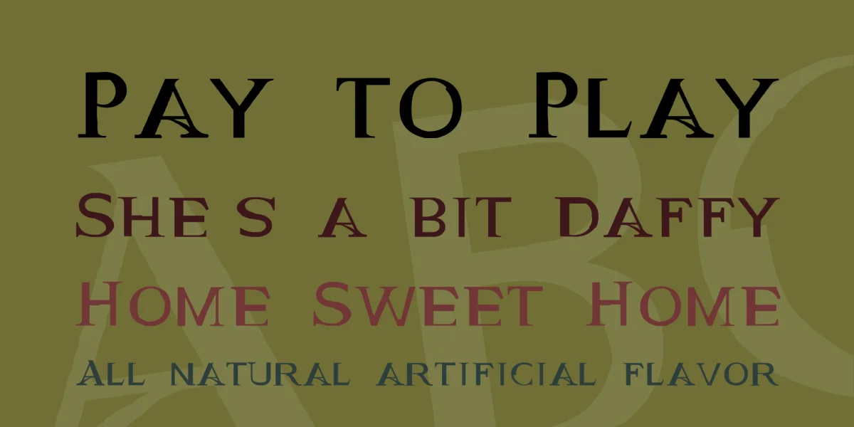 Genetic Engine Font preview 2