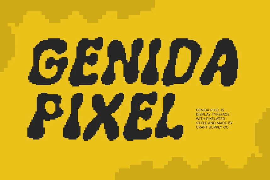 Genida Pixel Font