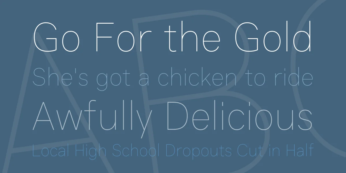 Genome Font preview 2