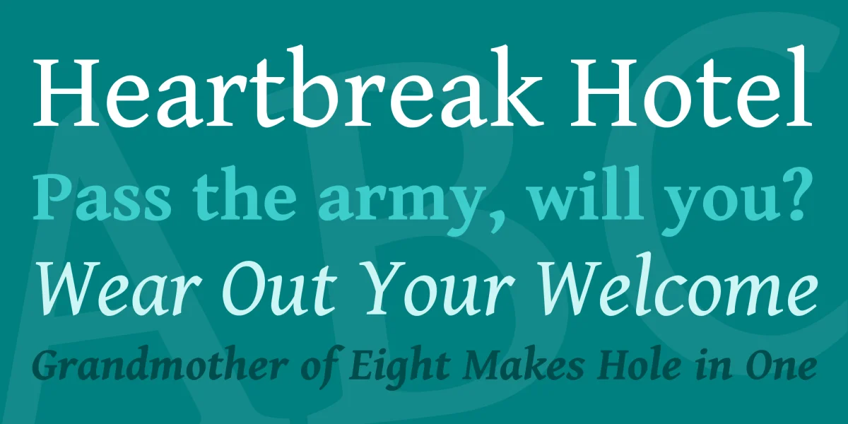 Gentium Book Basic Font Family preview 2