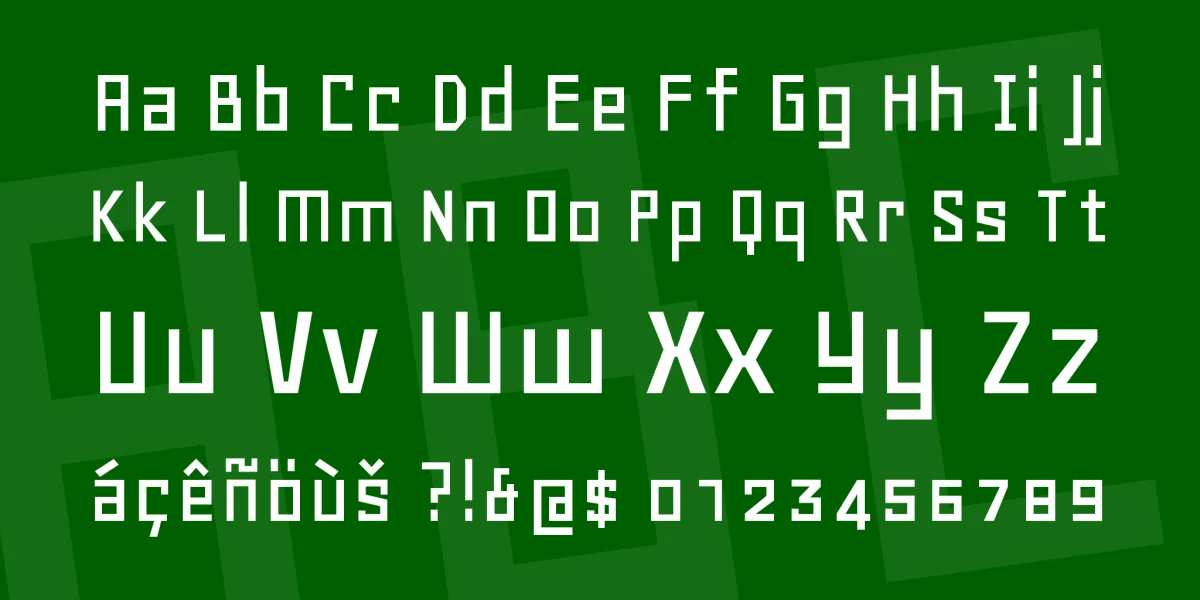 Geo Font Family preview 3