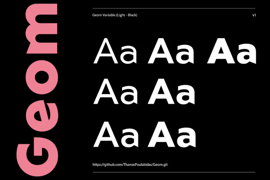 Geom Font Family