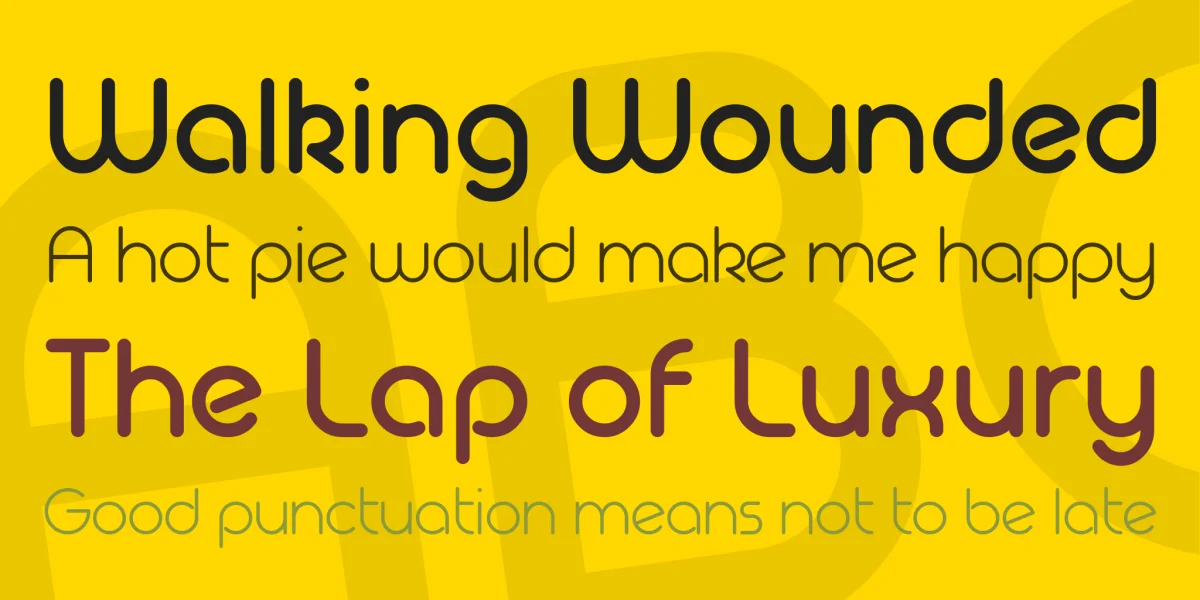 Geoma Demo Font Family preview 4