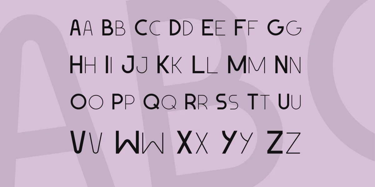 Geomaniac Font preview 8