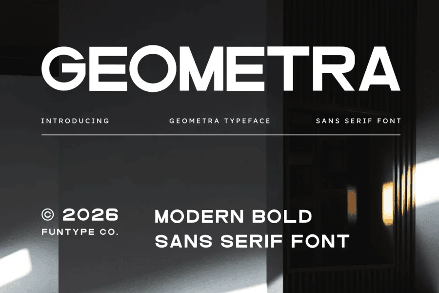 Geometra Font