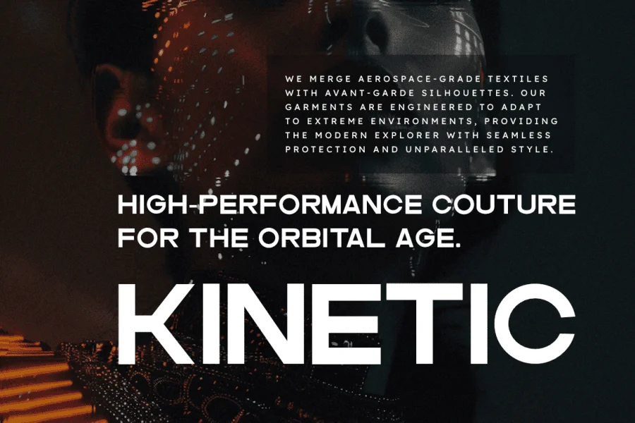 Geometra Font preview 4