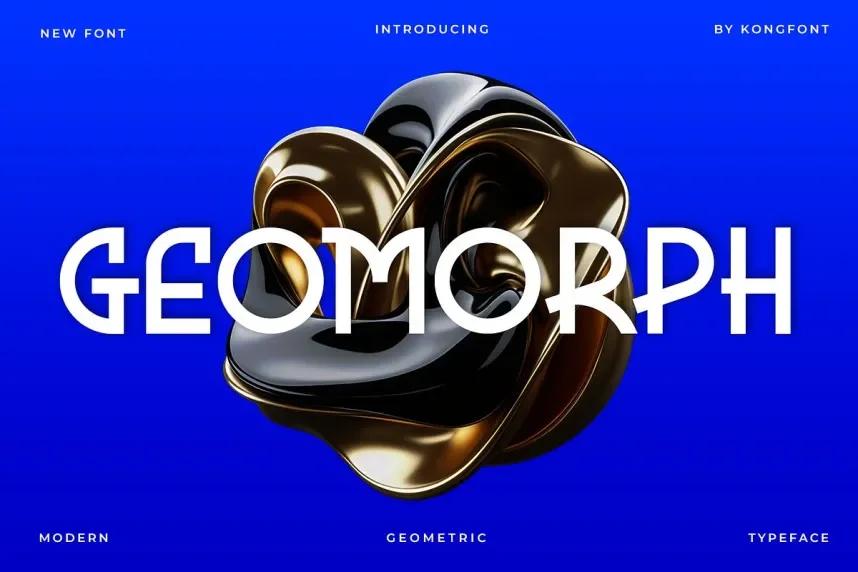 Geomorph Font preview 2