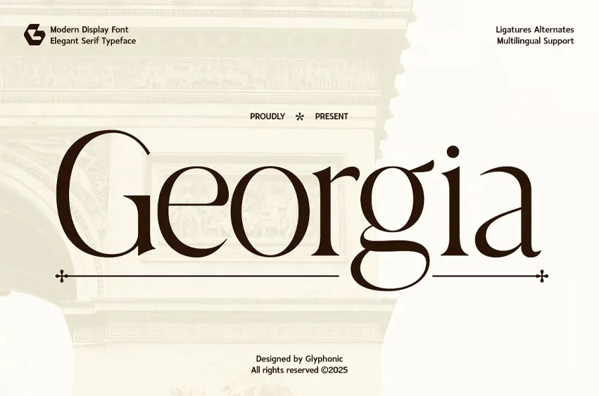 Georgia Font Family
