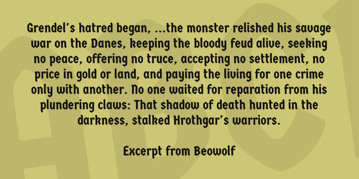 Germania One Font preview 3