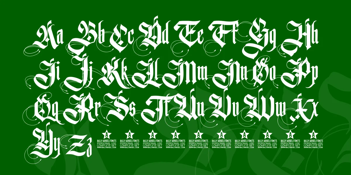 Germanika Personal Use Font preview 3