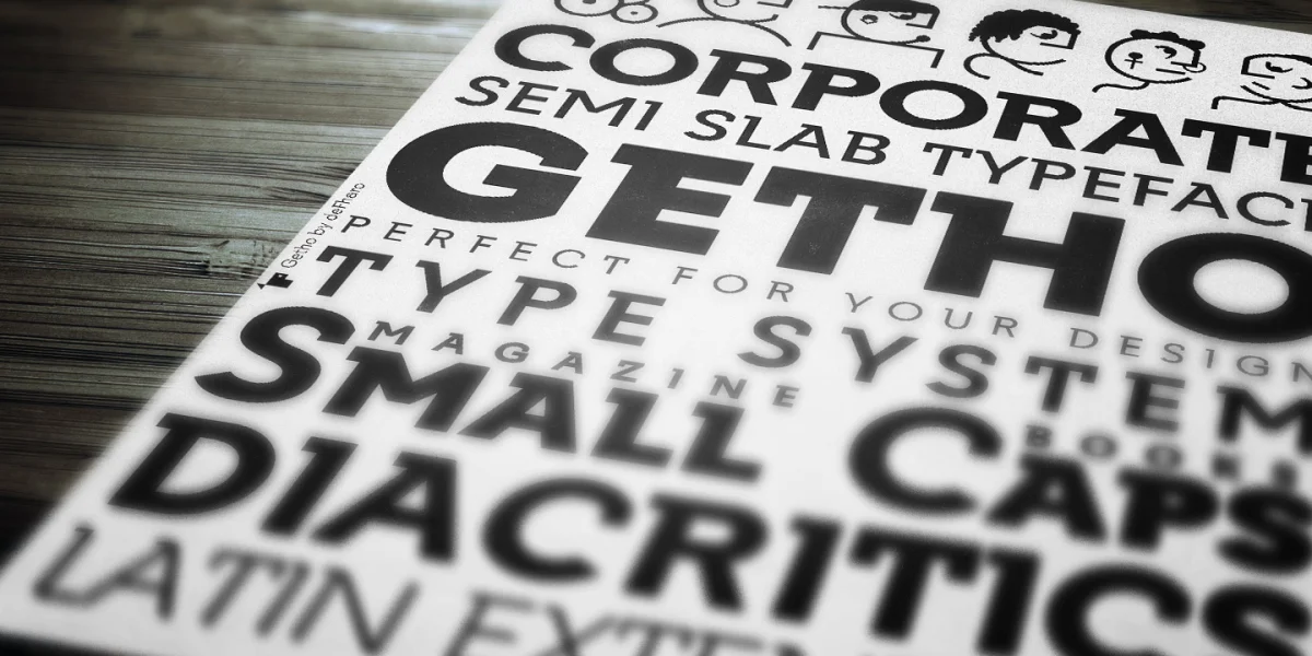 Getho Font Family preview 4