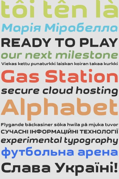 GetVoIP Grotesque Font Family preview 4
