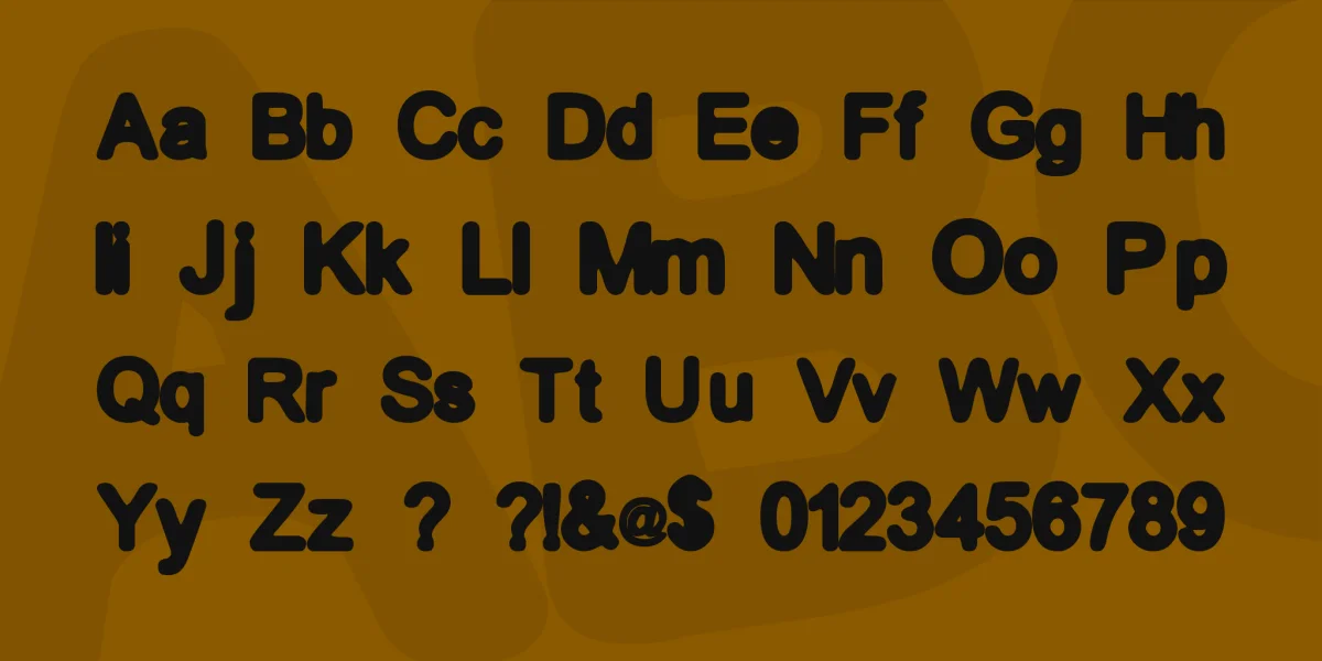 GF Becker Font preview 2