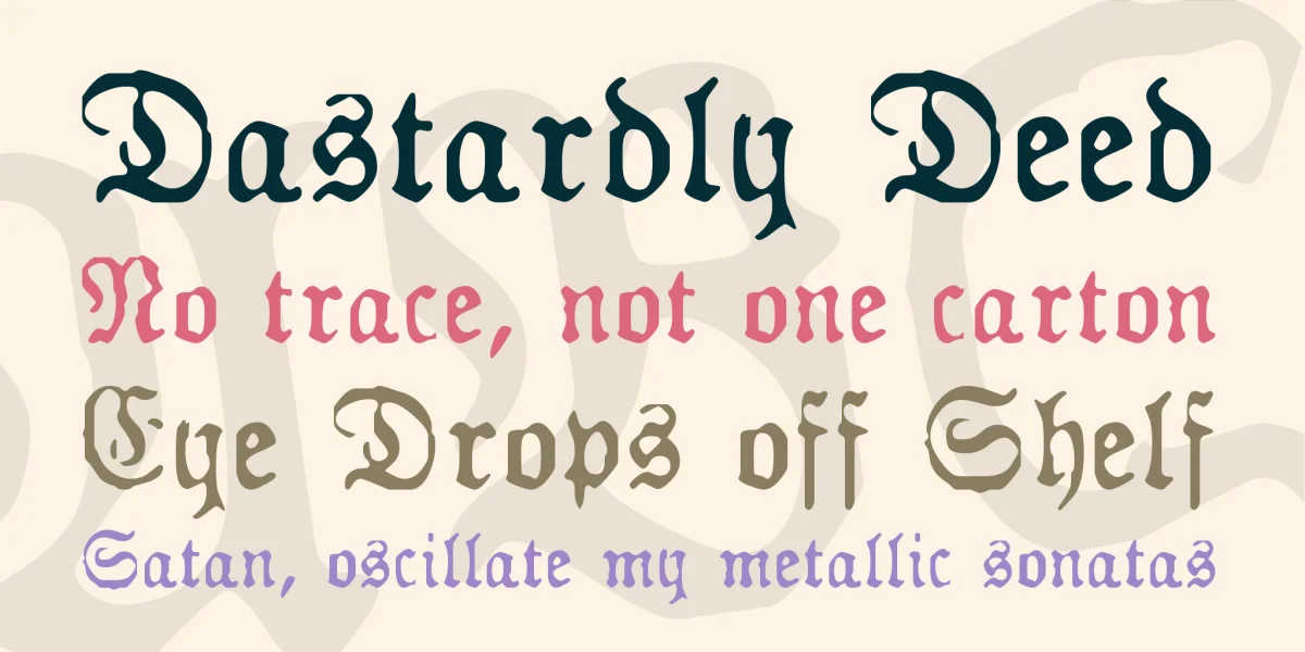 GF Gesetz Font preview 2