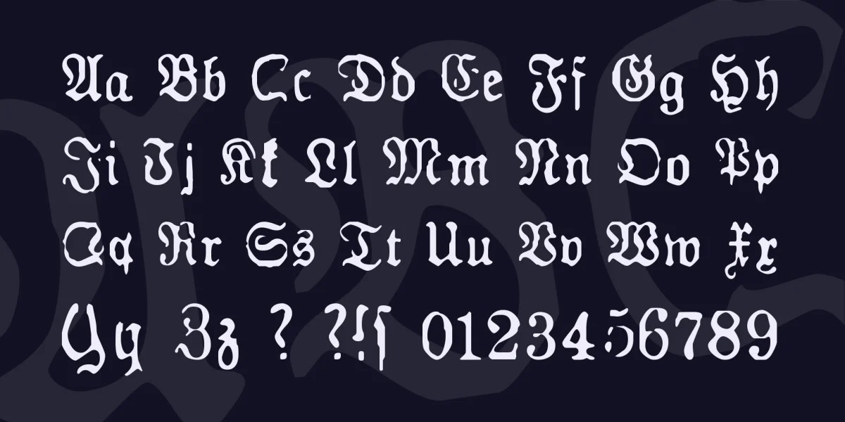 GF Gesetz Font preview 4