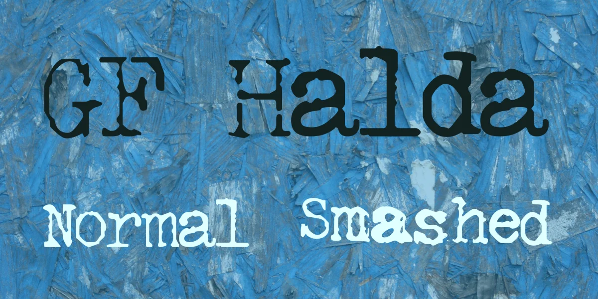 GF Halda Font Family