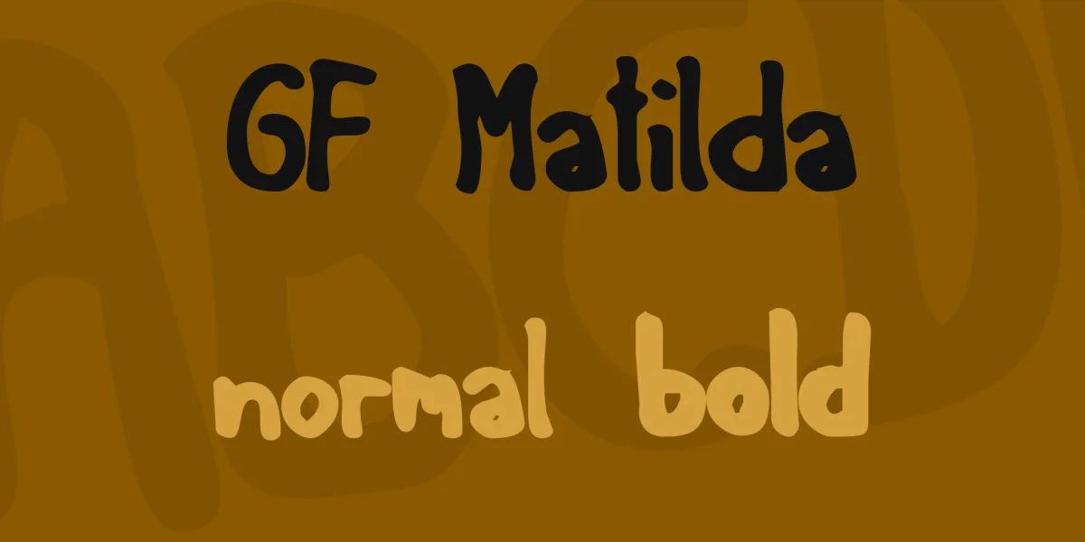 GF Matilda Font Family