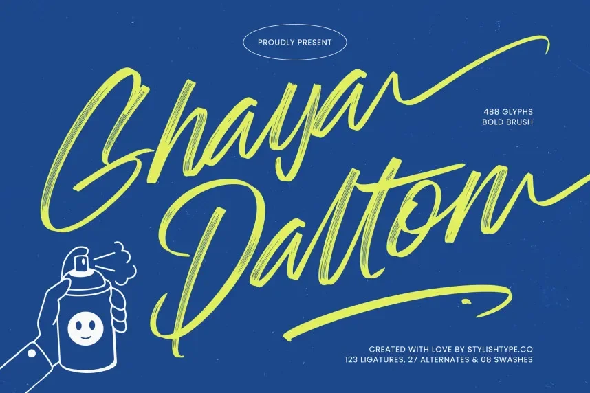 Ghaya Dalton Font preview 2