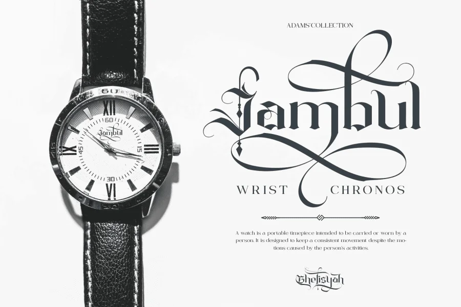 Ghelisyah free version Font preview 2