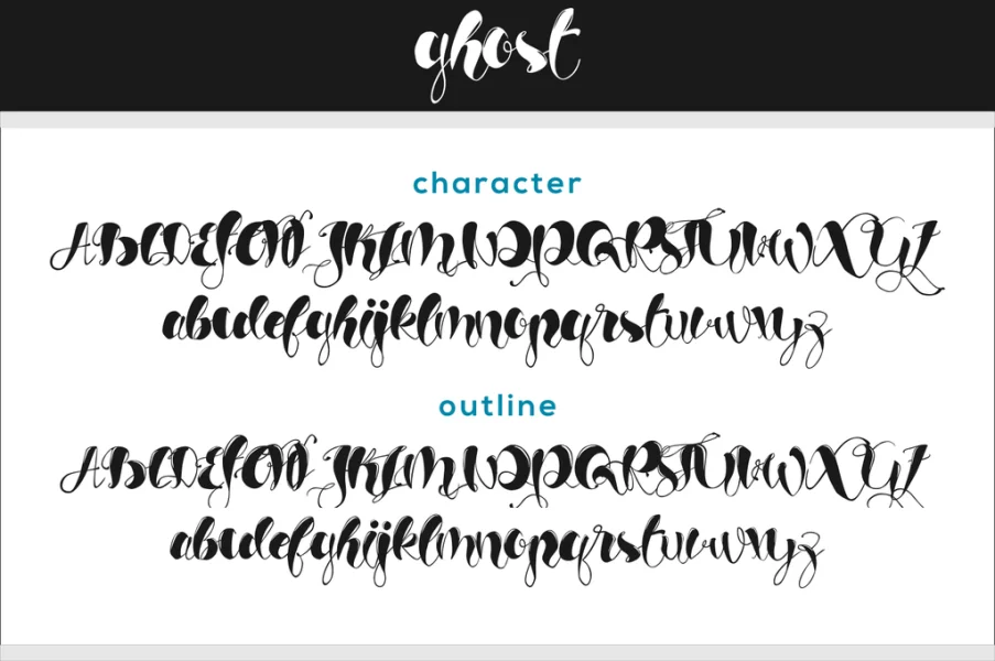 Ghost Demo Font Family preview 4