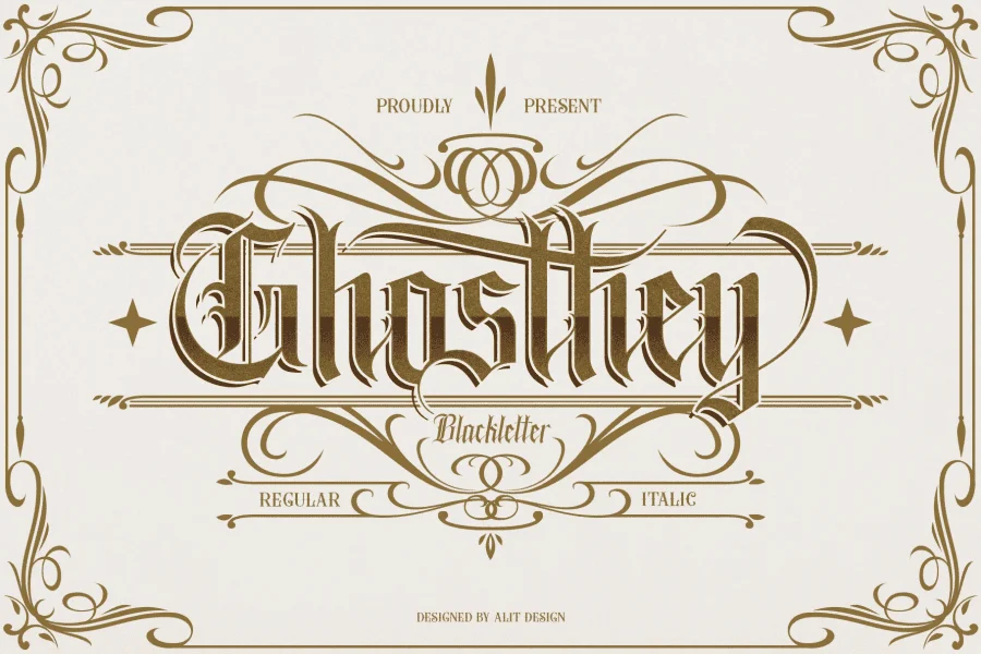 ghosthey Font Family preview 6