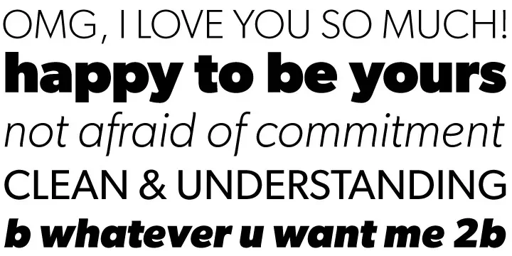 Gibson Font preview 4