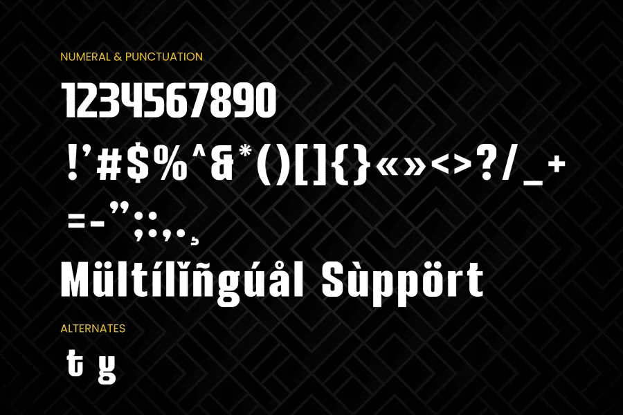 Gildent Font preview 7