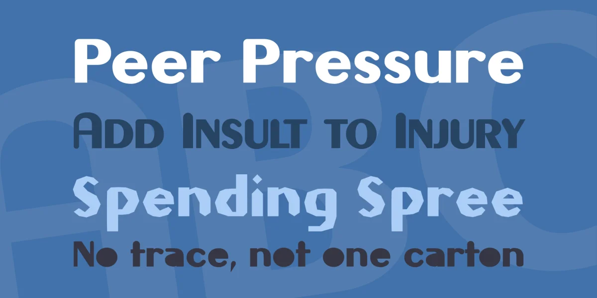 Gilgongo Font Family preview 2